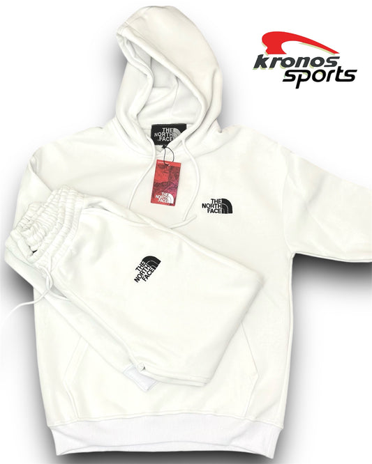 The North Face White Hoodie Set