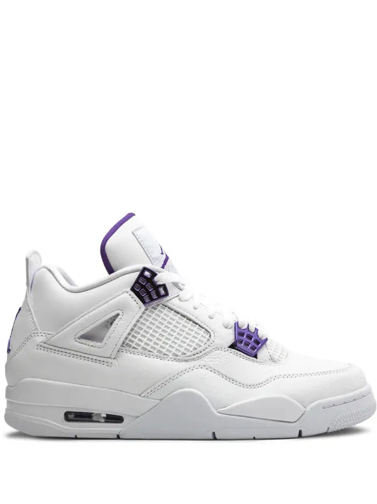 Air Jordan Retro 4 Purple White