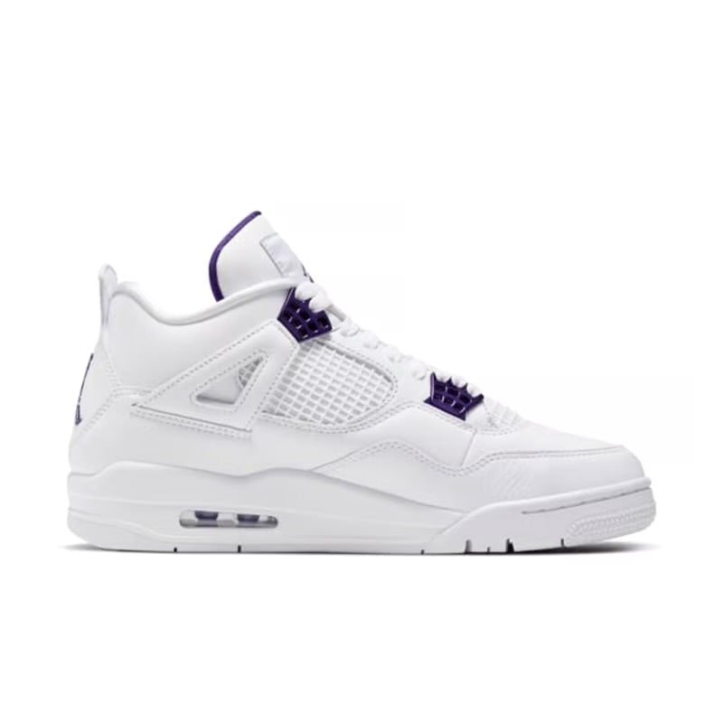 Air Jordan Retro 4 Purple White